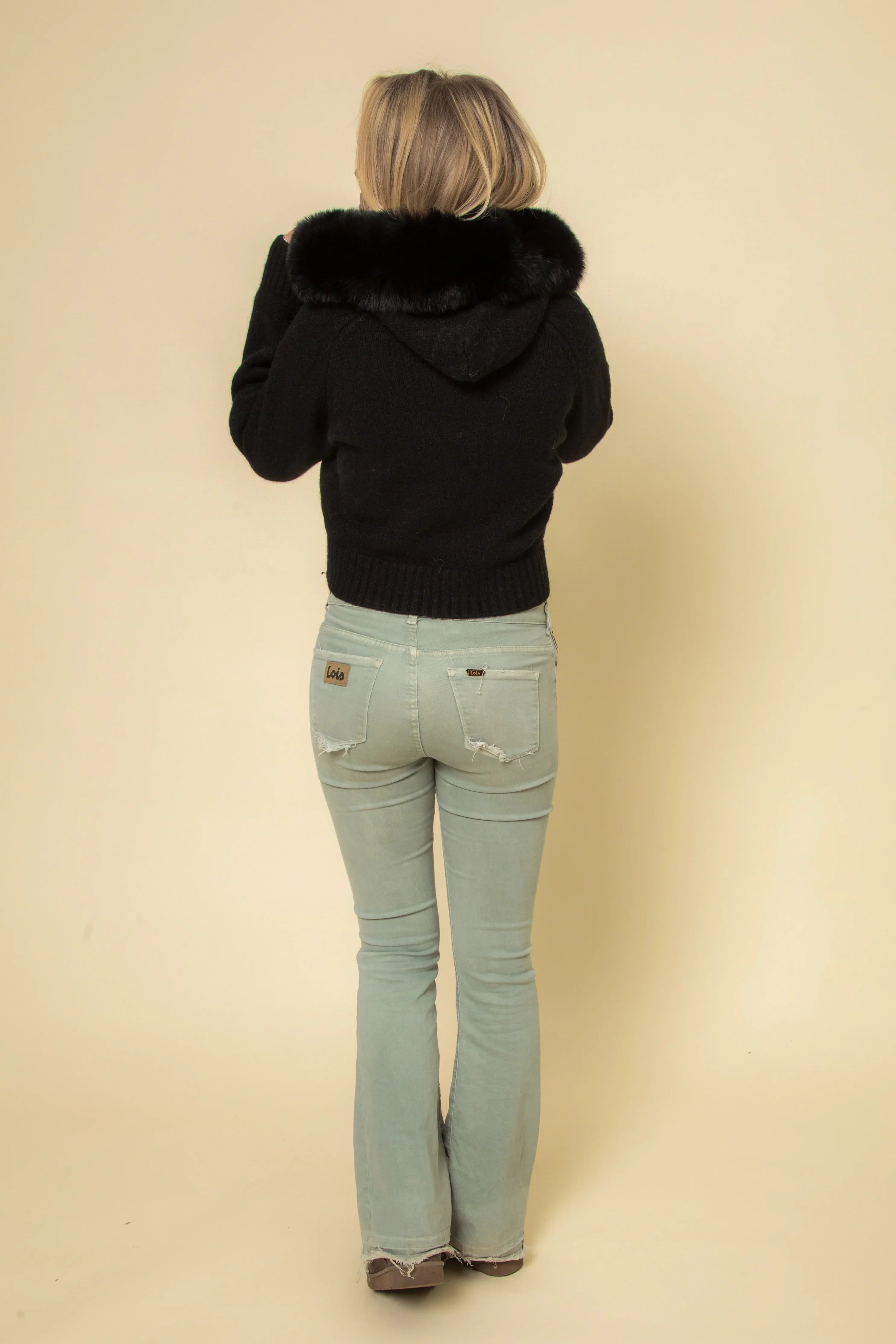 Faux Fur Sweater