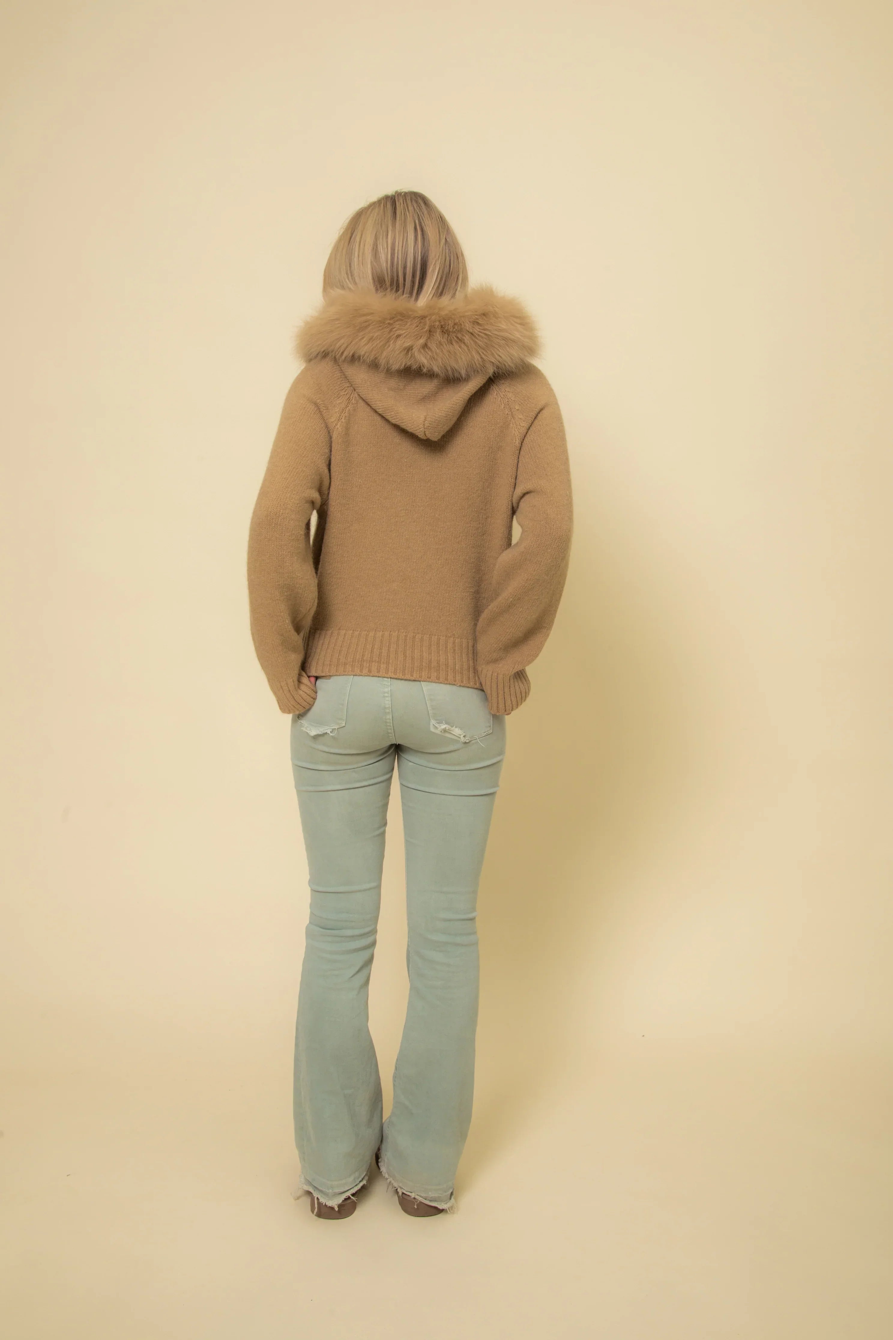 Faux Fur Sweater