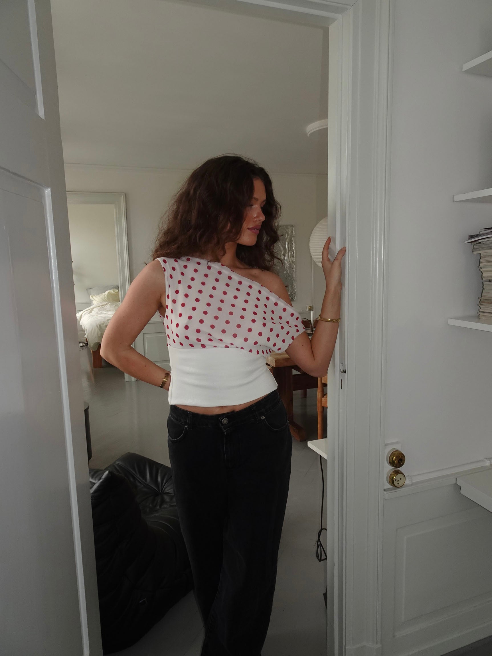 Kimmie Dotted Top