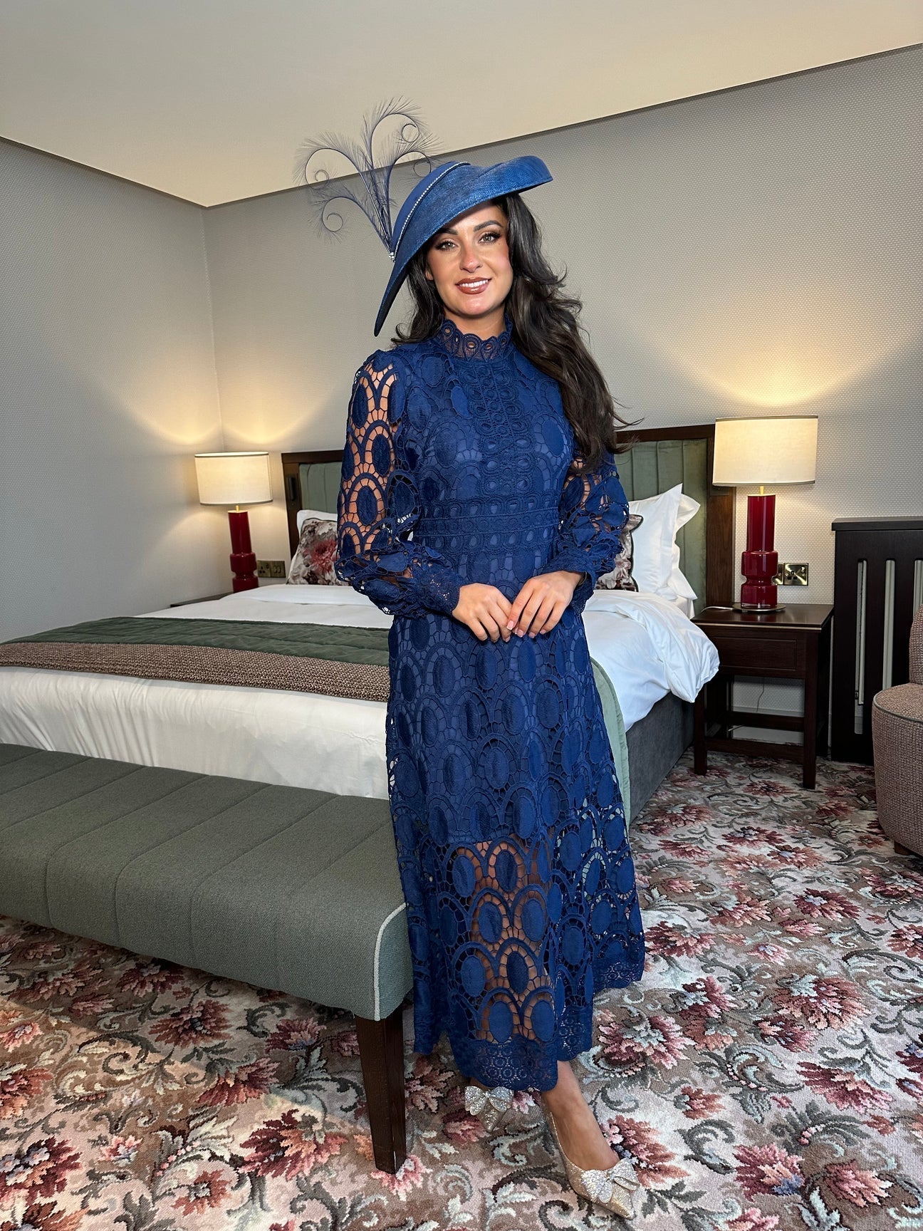 Romantic Elegance Midi Dress