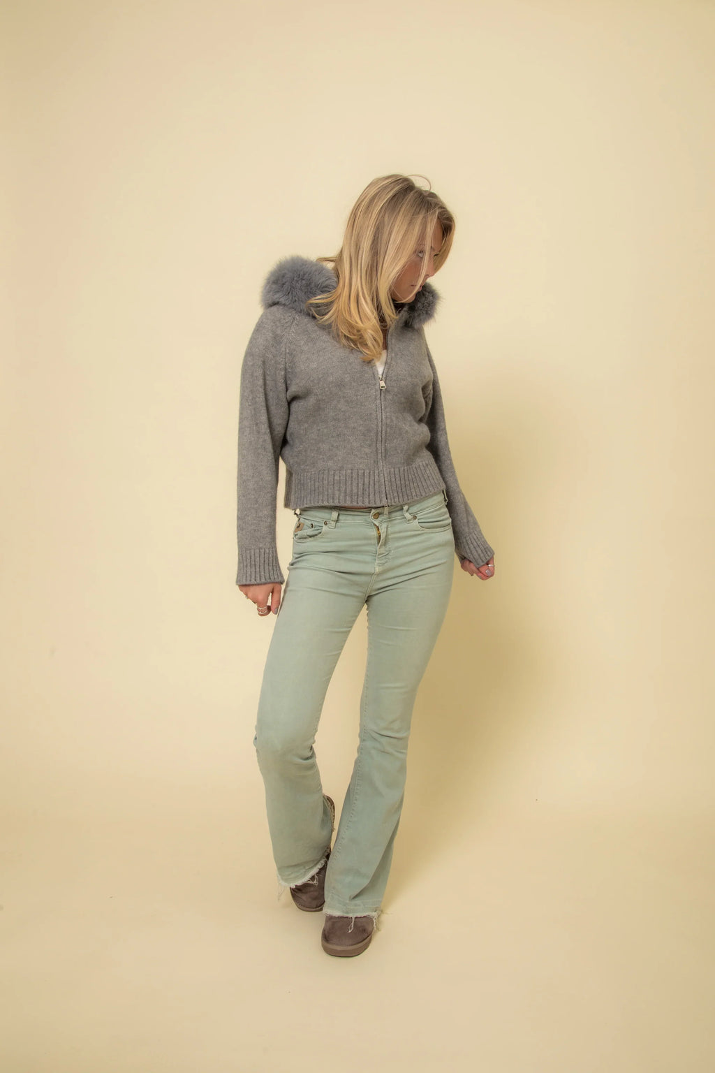 Faux Fur Sweater